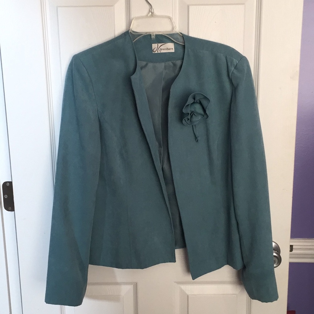 Woman’s Velvet Teal Blazer